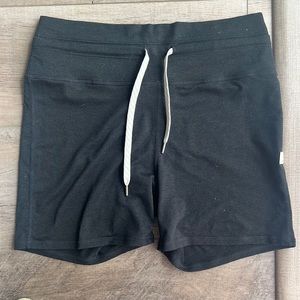 Black Vuori shorts